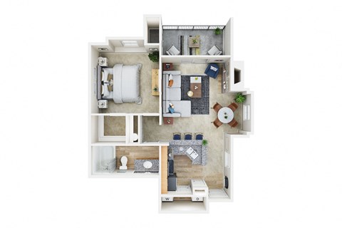 Timbers at Tualatin One bedroom one bath